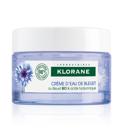 KLORANE BLEUET Aqua cream with organic blue cornflower and hyaluronic acid 50ml